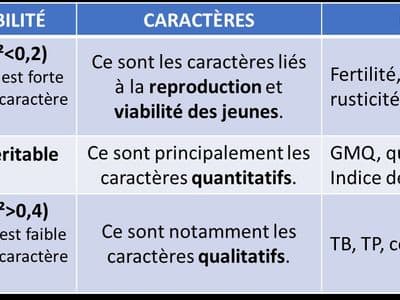 Effet d’hétérosis et héritabilité, le pourquoi du comment !